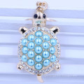New design pearl animal keychain turtle souvenir